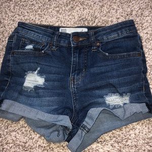 RSQ High Rise Jean shorts in size 23 or 00.